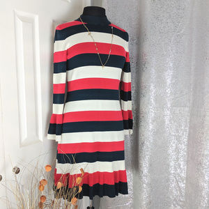 🆕 Ann Taylor Loft Stripes Dress Sz S